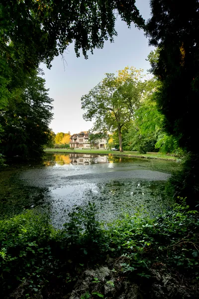Domaine de la Nèle — the park, pond and old trees